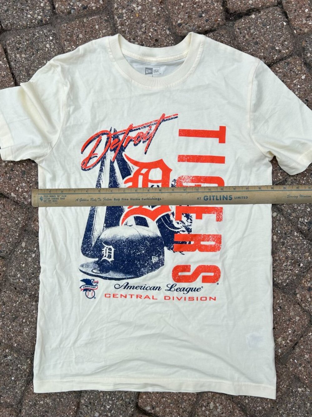 Detroit Tigers MLB Baseball New Era T Shirt Men Sz S - Picture 4 of 7